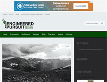 Tablet Screenshot of engineeredpursuit.com